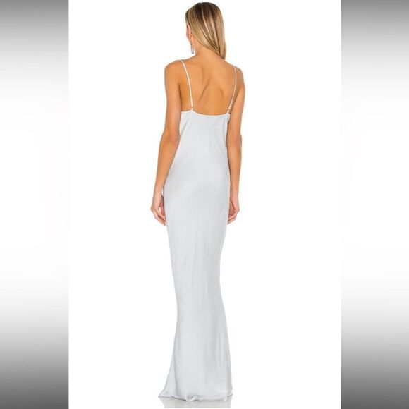 NEW Shona Joy Bias Cowl Slip Maxi Dress Cloud Blue Size 2 - Picture 3 of 10